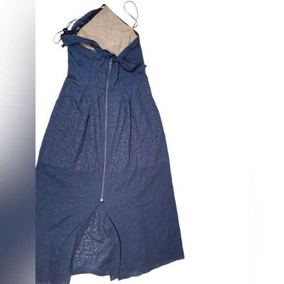 Roland Mouret silk lined navy blue dress - Picture 13 of 15